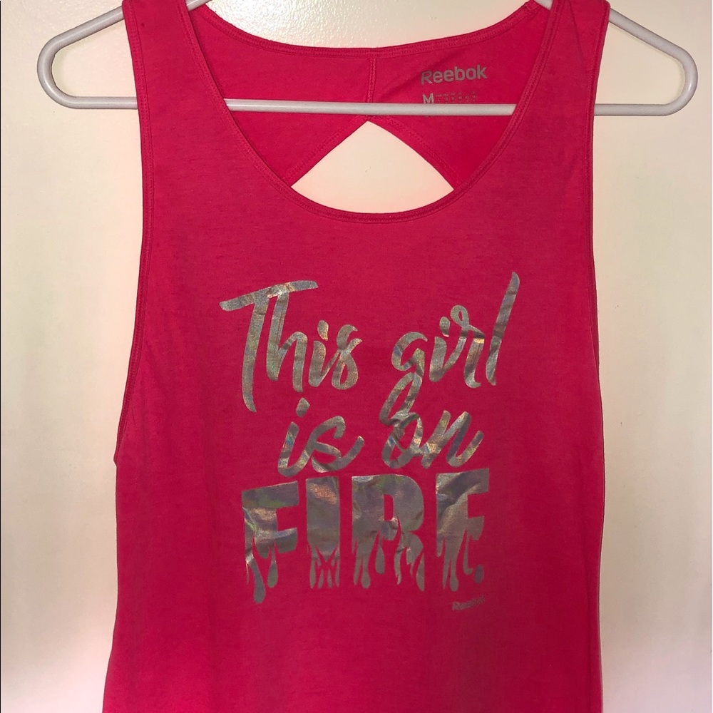 pink tanktop